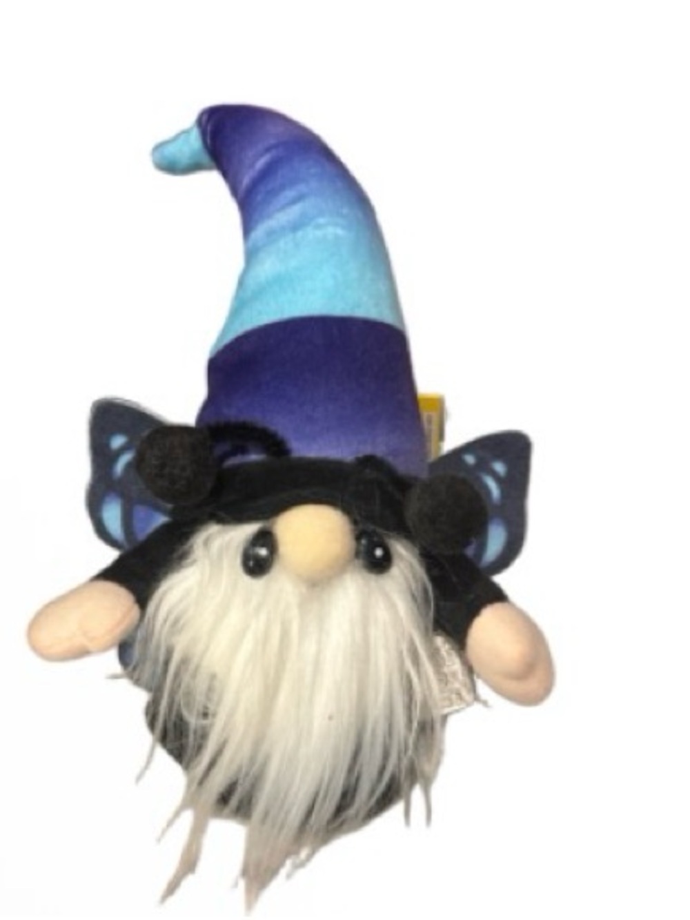 Plush Gnome butterfly by HUG Toy - Blue & Purple